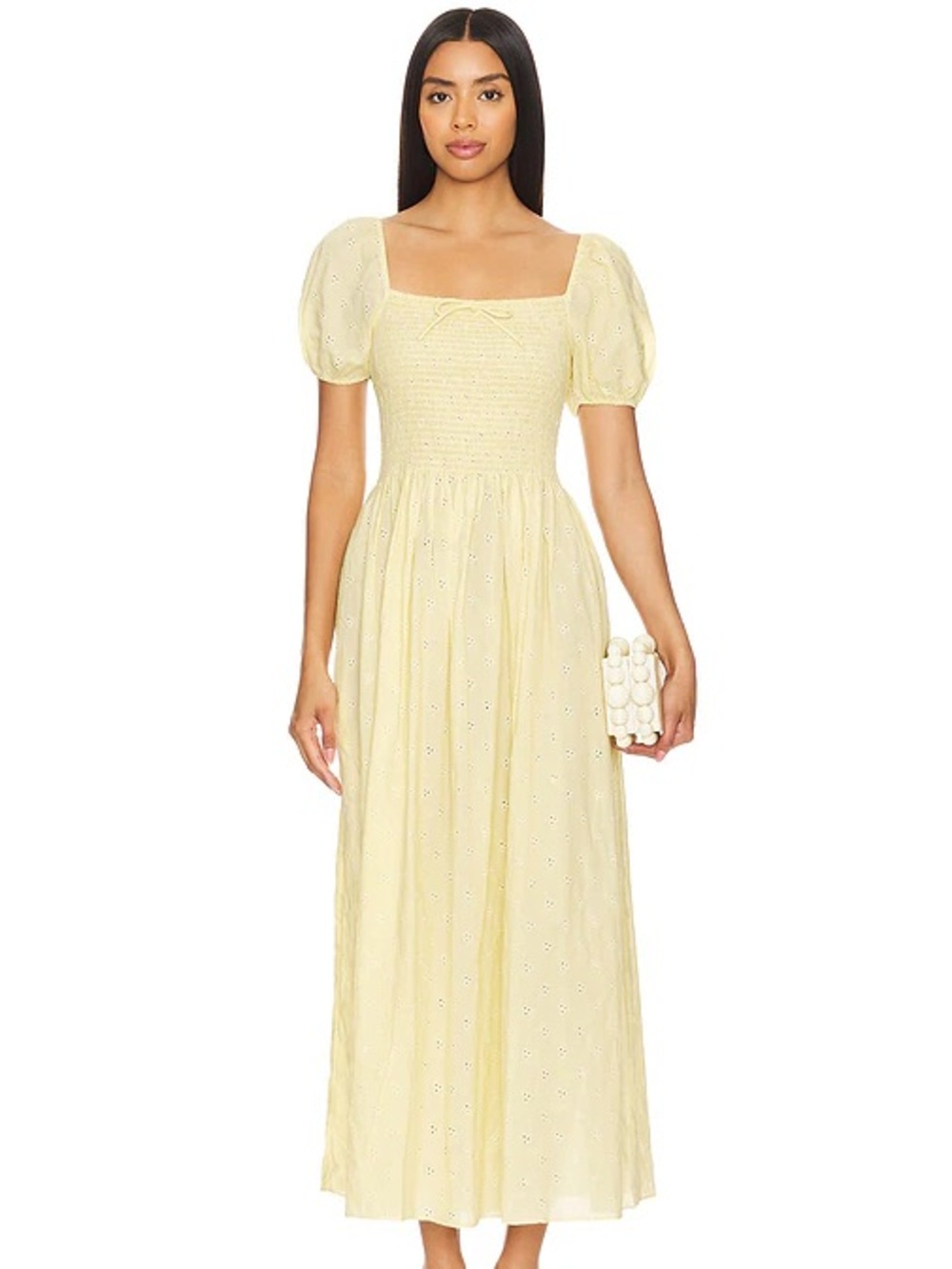 Solid & Striped Corrina Dress in Butter Yellow